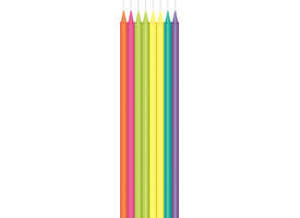Kaarsjes Haza long bright 15cm 16 stuks assorti