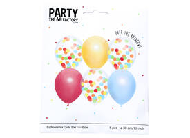 Ballonnen Haza Over The Rainbow 30cm 6 stuks assorti