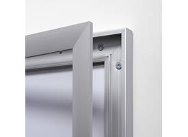 Vitrinebord Quantore luxe 8x A4 zilver