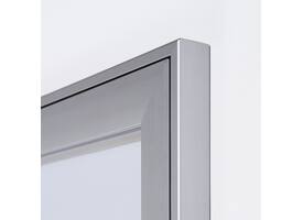 Vitrinebord Quantore luxe 2x A4 zilver