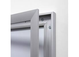 Vitrinebord Quantore luxe 2x A4 zilver