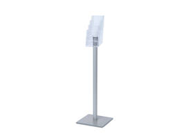 Brochurehouder Quantore met standaard 4x 110x140x30mm