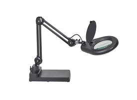 Loeplamp MAUL Viso LED met voet zwart