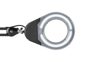 Loeplamp MAUL Viso LED met voet zwart