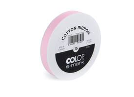 Lint Colop E-mark 15mmx25m roze