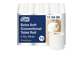 Toiletpapier Tork T4 Premium 4-laags 150 vel wit 110406