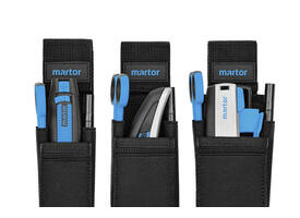 Riemtas Martor met clip L zwart