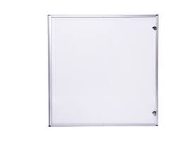 Binnenvitrine wand MAULextraslim whiteboard 12xA4 met slot