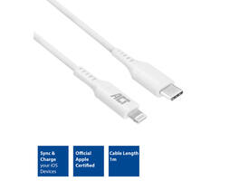Kabel ACT USB-C naar Lightning laad -en data 1 meter