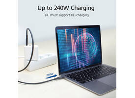 Kabel ACT USB-C USB 4 20Gbps Thunderbolt3 1 meter