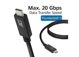 Kabel ACT USB-C USB 4 20Gbps Thunderbolt3 1 meter