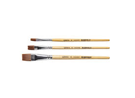 Kwast Qrea synthetisch set à 3 breedtes