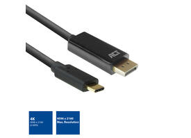 Kabel ACT USB-C naar Displayport 60Hz 2 meter