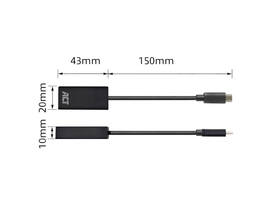 Adapter ACT USB-C naar HDMI 4K 60Hz 0.15 meter