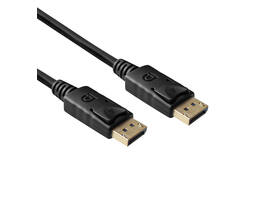 Kabel ACT DisplayPort 1.4 8K M-M 2 meter zwart
