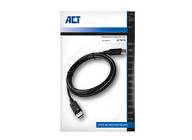 Kabel ACT DisplayPort 1.4 8K M-M 2 meter zwart