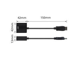 Adapter ACT DisplayPort naar VGA 0.15 meter
