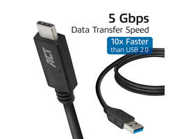 Kabel ACT USB A 3.2 naar USB-C 1 meter