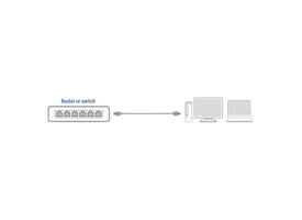 Kabel ACT CAT6 Network koper 2 meter zwart