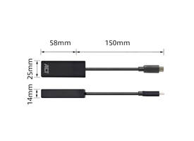 Adapter ACT USB-C naar Gigabit Ethernet 0.15 meter