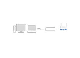 Adapter ACT USB-C naar Gigabit Ethernet 0.15 meter