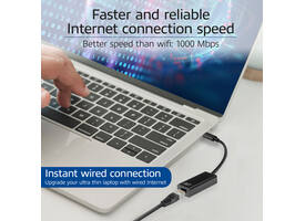 Adapter ACT USB-C naar Gigabit Ethernet 0.15 meter