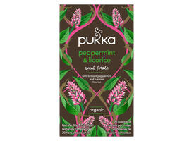 Thee Pukka peppermint licorice 20 zakjes