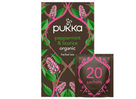 Thee Pukka peppermint licorice 20 zakjes
