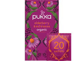 Thee Pukka elderberry en echinacea 20 zakjes