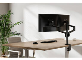 Monitorarm Neomounts NEXT Lite dual 17-27" zwart