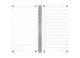 Task Manager Oxford 141x246 mm 115vel blauw