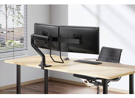 Monitorarm Neomounts NEXT One dual 17-32" zwart