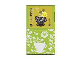 Thee Clipper infusion lemon & ginger bio 250 zakjes
