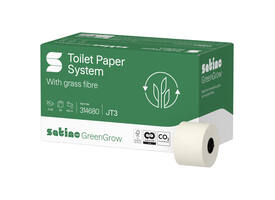 Toiletpapier Satino JT3 GreenGrow systeemrol 2-laags 24x100m wit 314680