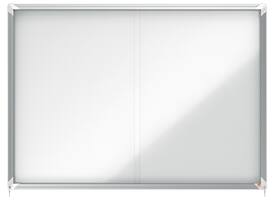 Binnenvitrine Nobo Premium Plus 18xA4 schuifdeur magnetisch