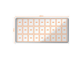 Binnenvitrine Nobo Premium Plus 27xA4 schuifdeur magnetisch