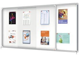 Binnenvitrine Nobo Premium Plus 27xA4 schuifdeur magnetisch