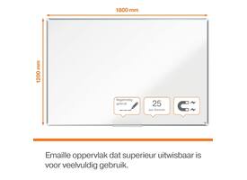 Whiteboard Nobo Premium Plus 120x180cm emaille