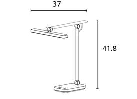 Bureaulamp Unilux Pureline led wit