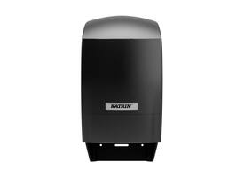 Toiletpapierdispenser Katrin systeemrol duo zwart 77519