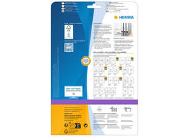 Rugetiket HERMA 5123 192x59mm zelfklevend wit 100 etiketten