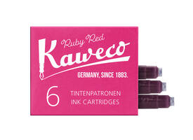Inktpatroon Kaweco rood doosje à 6 stuks