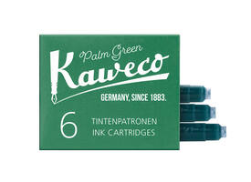 Inktpatroon Kaweco groen doosje à 6 stuks