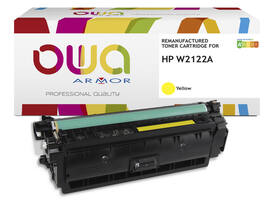 Tonercartridge OWA alternatief tbv HP W2122A geel