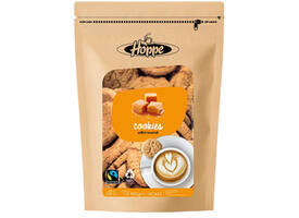 Koekjes Hoppe Cookies fairtrade caramel zeezout circa 125stuks