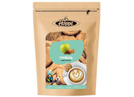 Koekjes Hoppe Cookies fairtrade appel kaneel circa 125stuks