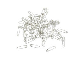 Veiligheidsspeld Creativ Company zilverkleurig 22mm 500 stuks