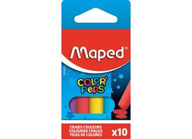 Schoolbordkrijt Maped Color'Peps set á 10 stuks assorti