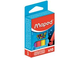 Schoolbordkrijt Maped Color'Peps set á 10 stuks assorti