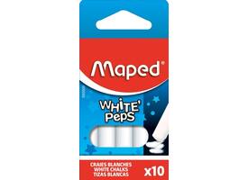 Schoolbordkrijt Maped White'Peps set á 10 stuks wit